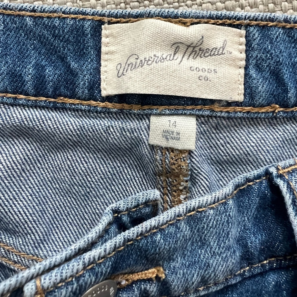 NWT Universal Thread High Waist Denim Maxi Skirt - Picture 6 of 7